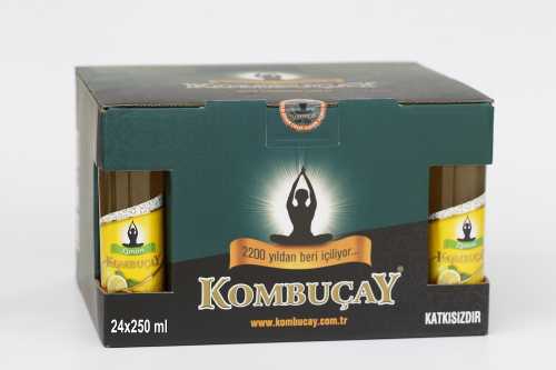 KOMBUÇAY - KOMBUÇAY LİMONLU 24 tane 250 ML