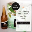 KOMBUÇAY - Kombuçay Siyahçaylı 3 KOLİ