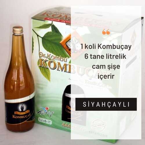 KOMBUÇAY - Kombuçay Siyahçaylı 6 x 1 lt